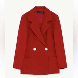 Zara Red Blazer